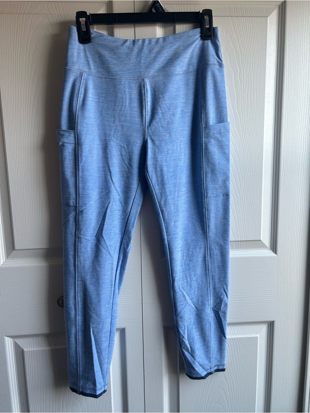 Vineyard Vines Blue Heather Performance Leggings - Size Medium